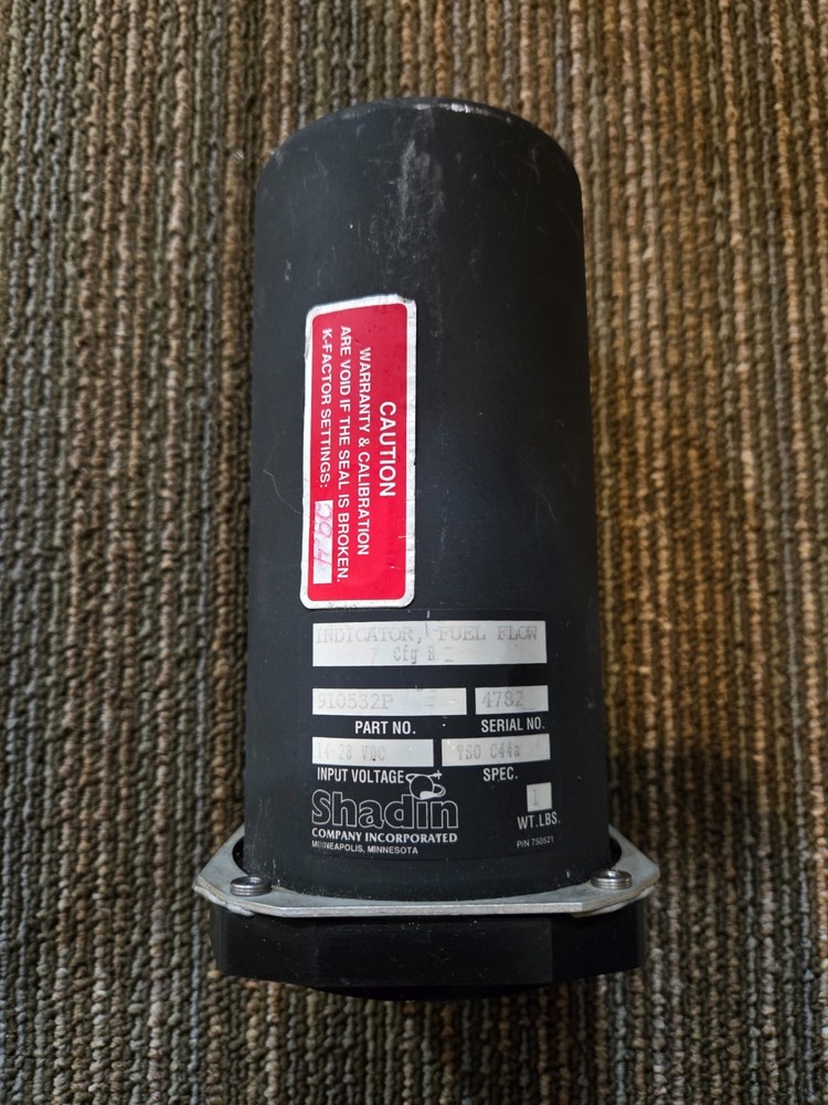 910532P Shadin Fuel Flow Indicator