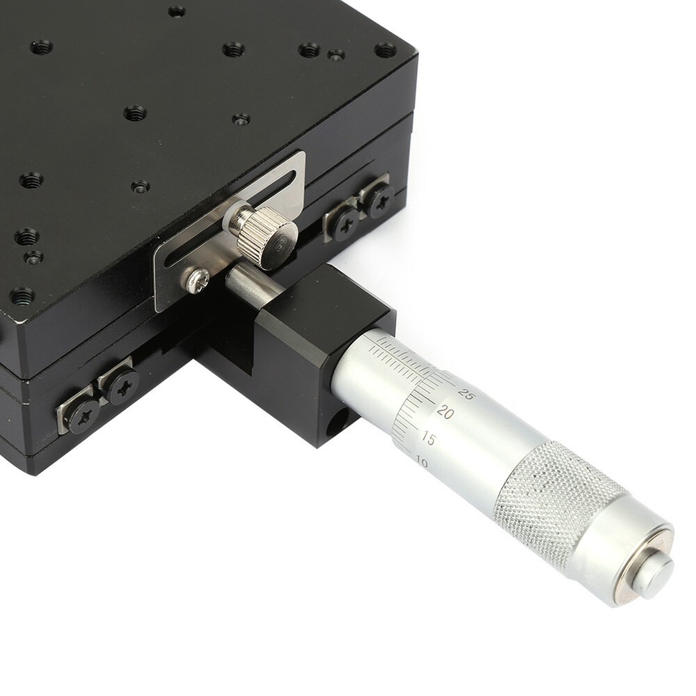 Micrometer Manual Slide Table Trimming Roller Stages 100*100*40mm