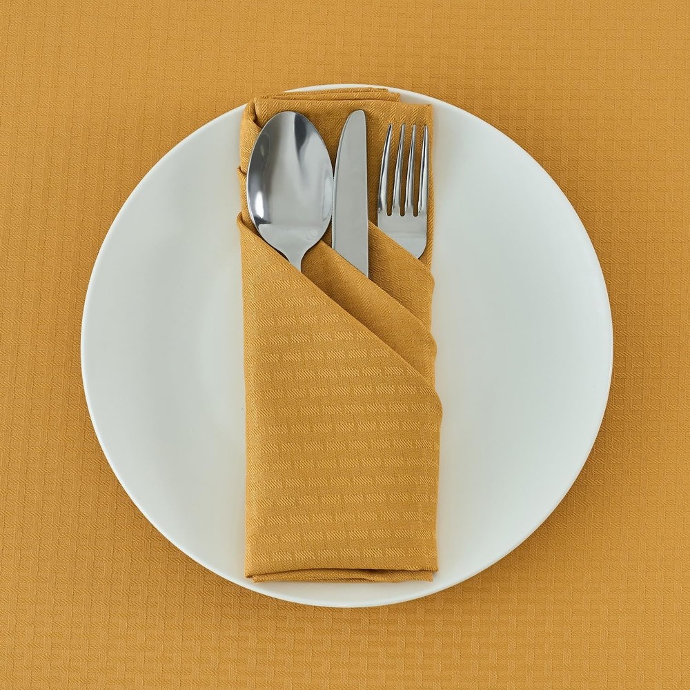 maxmill Cloth Napkins Weaved Texture Pattern Soft Comfortable and Luxury Serv...