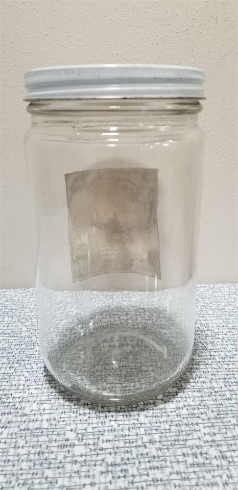 TURKEY JOINTS CANDY Advertising GLASS JAR Empty