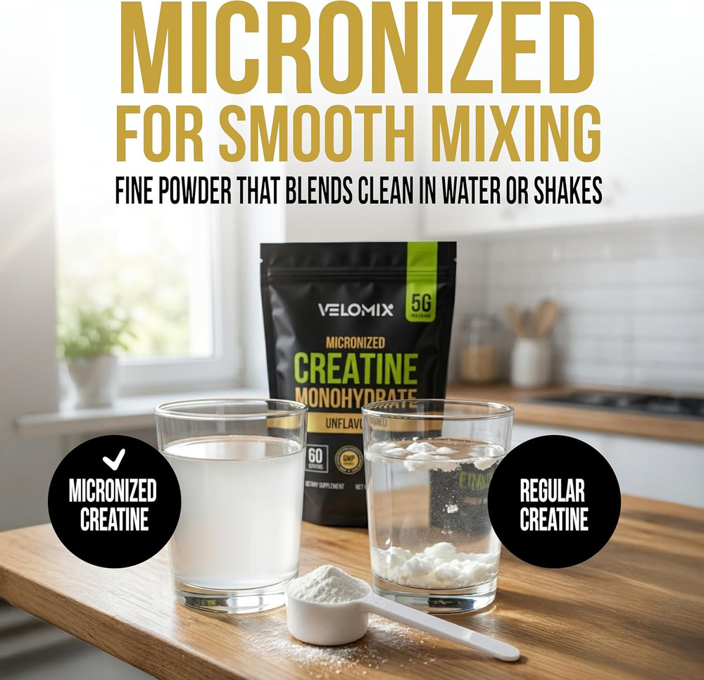 Micronized Creatine Monohydrate Powder - 100 Pure Creatine Powder Unflavored ...