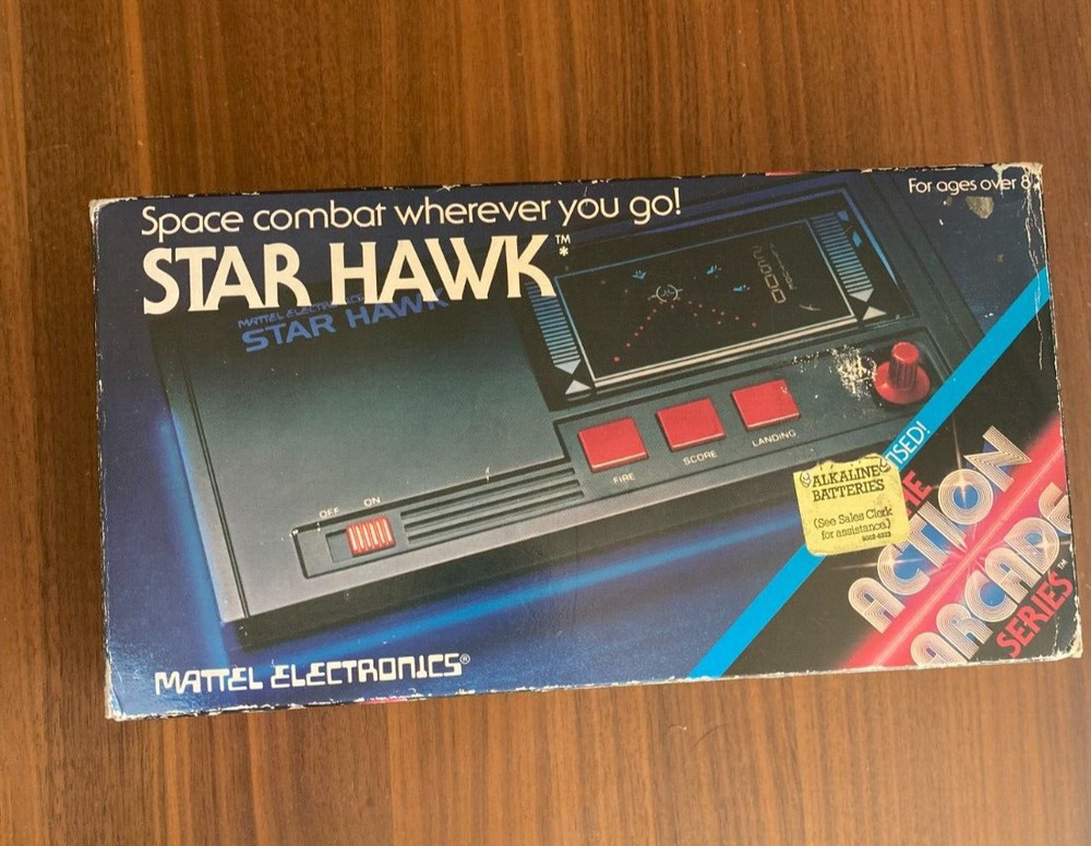 Star Hawk Handheld Video Game Mattel Electronics Vintage 1981