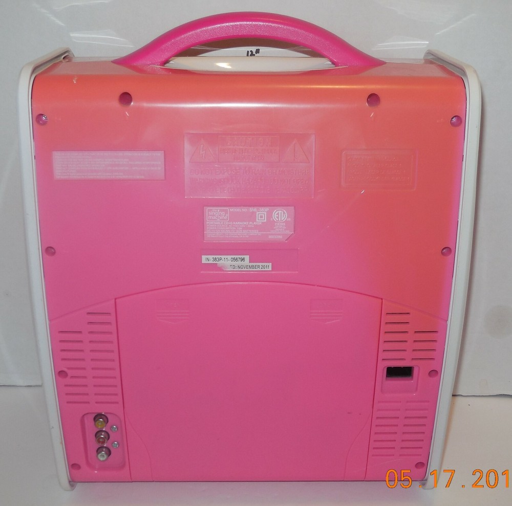 The Singing Machine SML-383P CDG Karaoke Machine Player