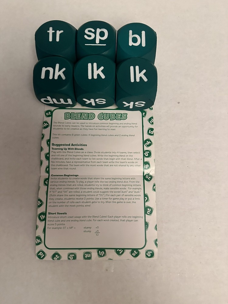LER0587 Phonics learning resource blended cubes