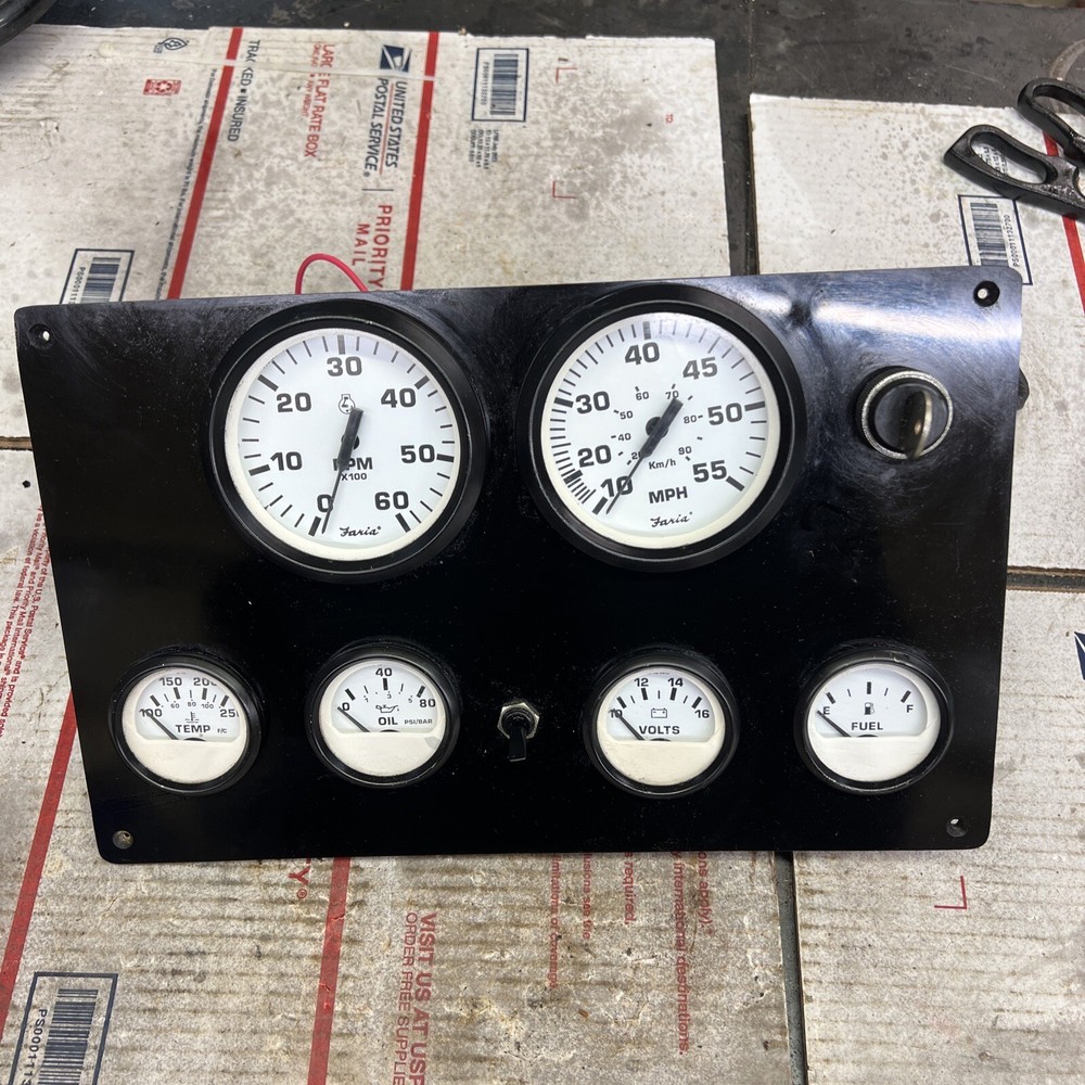 Boat dash panel