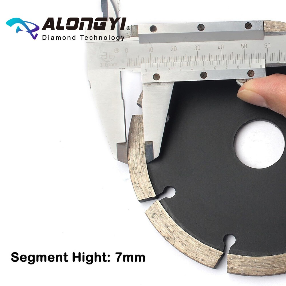 4-1/2 Tuck Point Diamond Blade for Concrete Stone 6 Thickness Segment