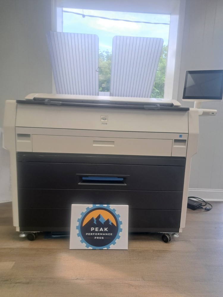Kip 7170 2 Roll Wide Format Plotter MFP Refurbished includes local Ship/install