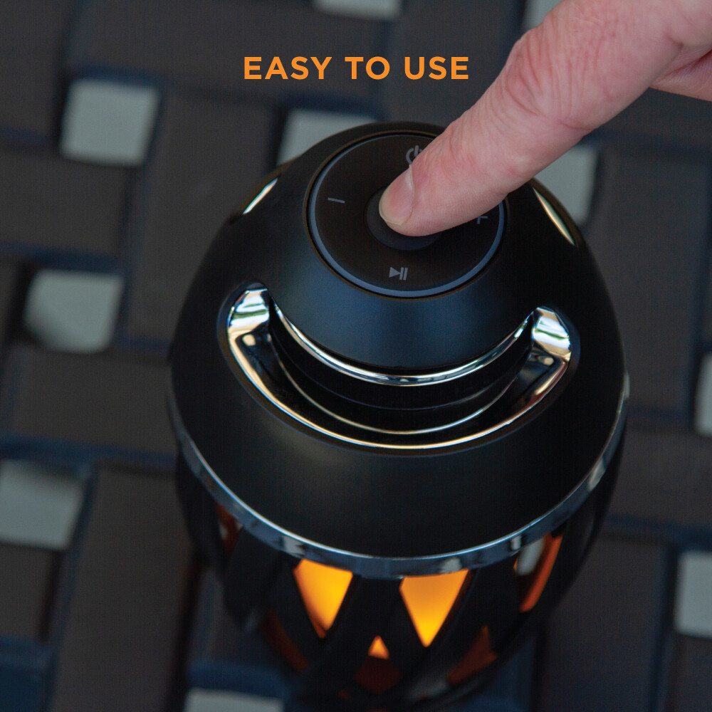 TikiTunes Portable Bluetooth Wireless Speaker (Bundle) with Adjustable 40” Pole