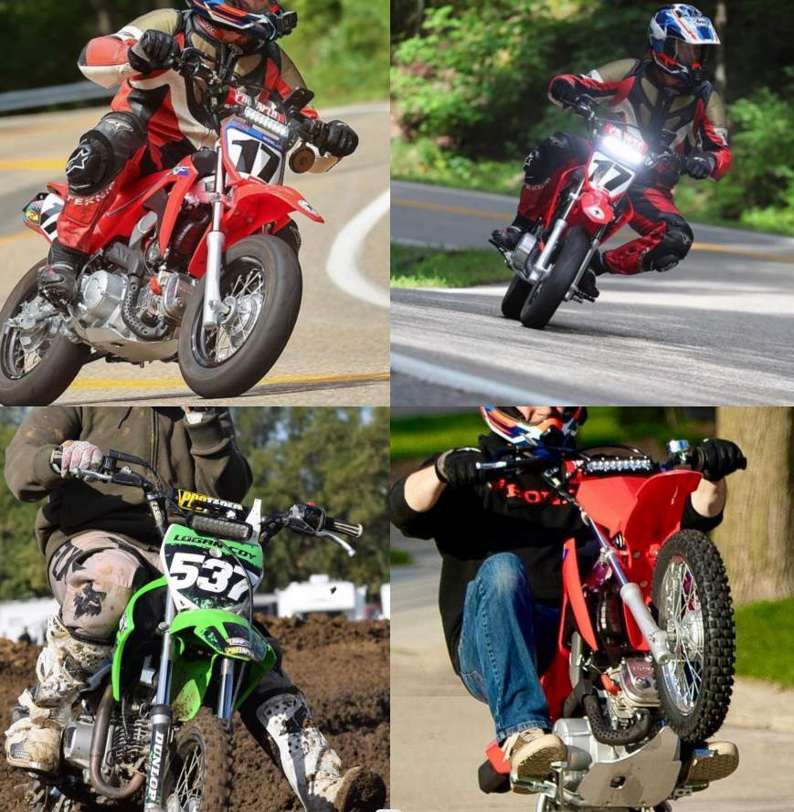 For KLX110 CRF110 TTR110 YZ250F LED Headlight Light Bar Lighting Kit Plug-N-Play