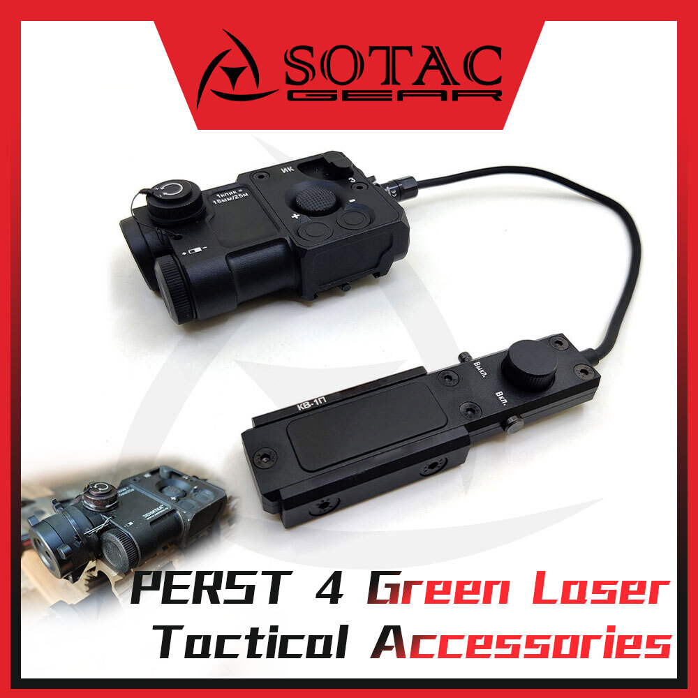 SOTAC PERST-4 IR Green Laser Sight with Tactical Switch, New