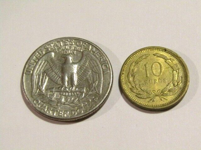 Turkey 1949 10 Kurus Coin