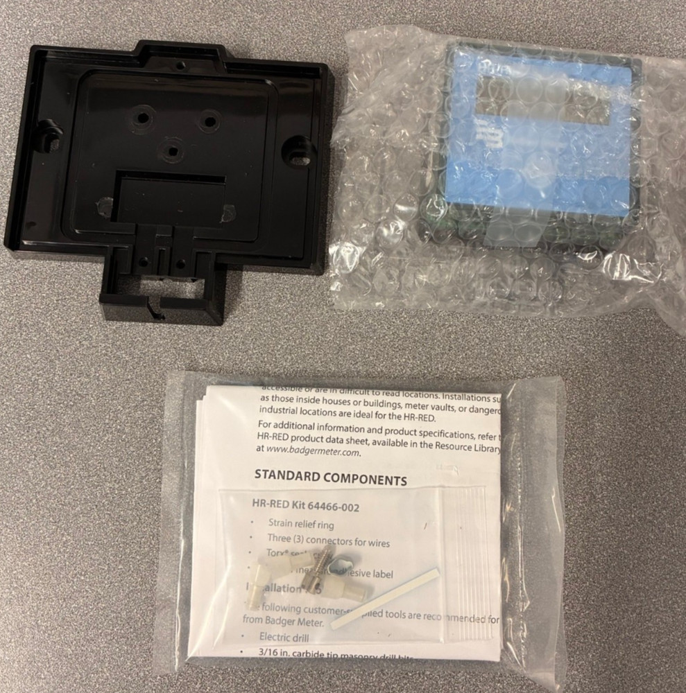 Badger Meter (64466-002) HR RED High Resolution Remote Electronic Display