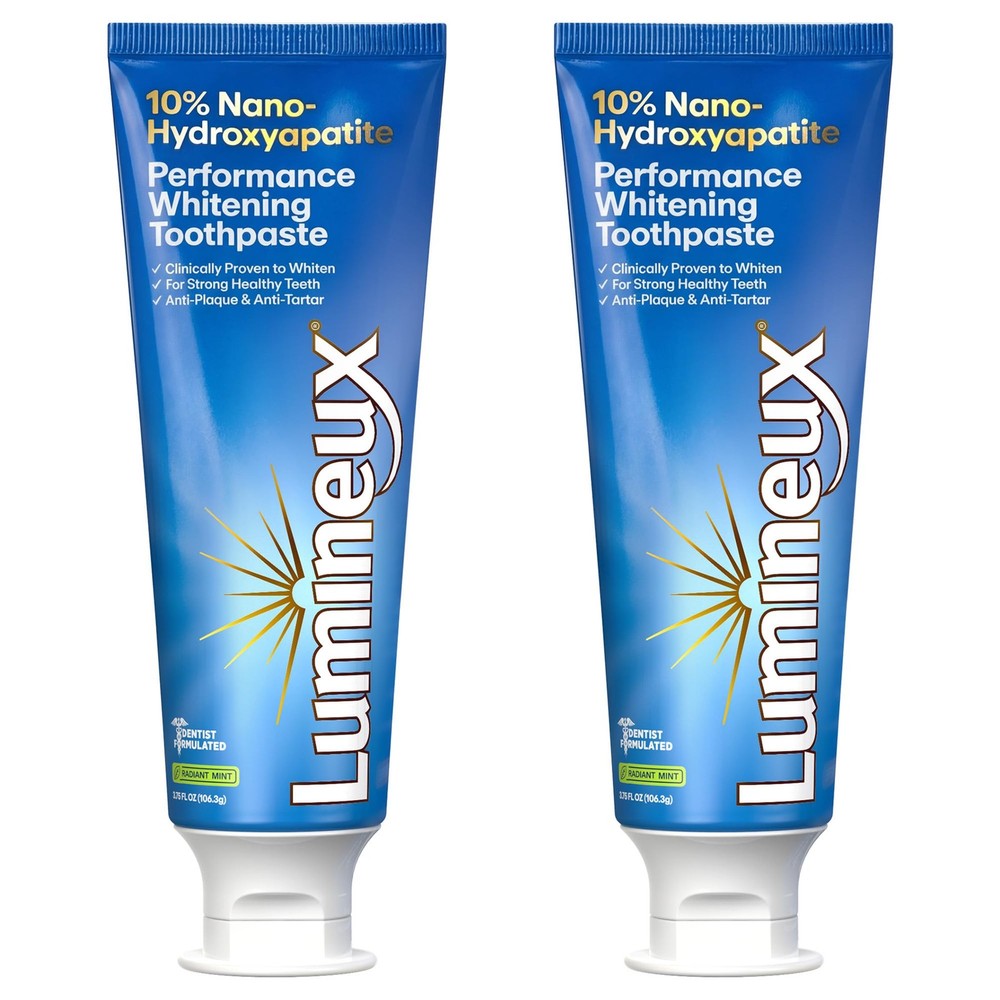 10% Nano Hydroxyapatite Performance 2 Pack Whitening Toothpaste - Fluoride Fr...