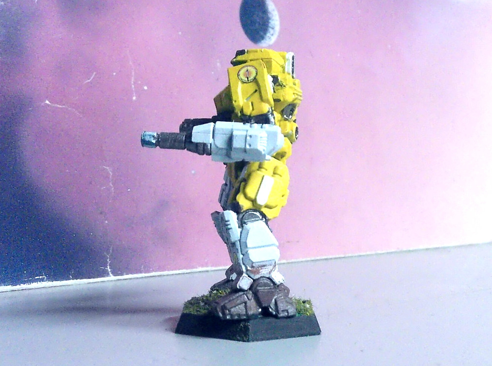 BATTLETECH BANSHEE MECH [DAVION DAWN GUARD] (CATALYST, PLASTIC, PAINTED)