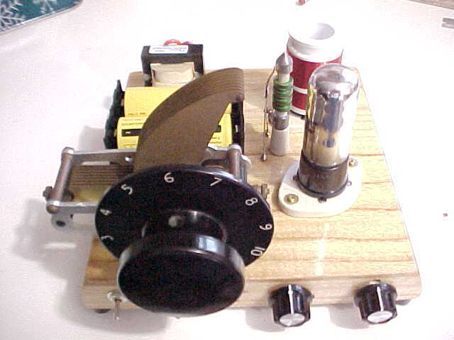 SCHEMATIC ONLY--MY VERSION OF 8GZ'S (L.G. WINDOM) 1925 HARTLEY X99 TRANSMITTER