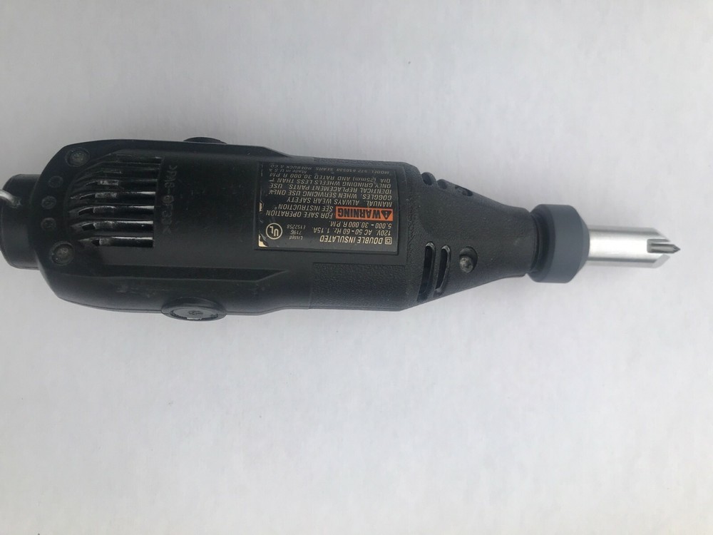 Rotary tool, corner guide and cutter attachment, Cleans out 90° inside corners,