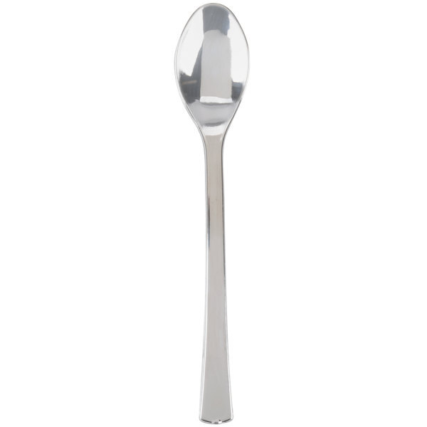 Fineline Settings 6501-SV, 4-Inch Silver Plastic Tiny Tasters, 960/CS