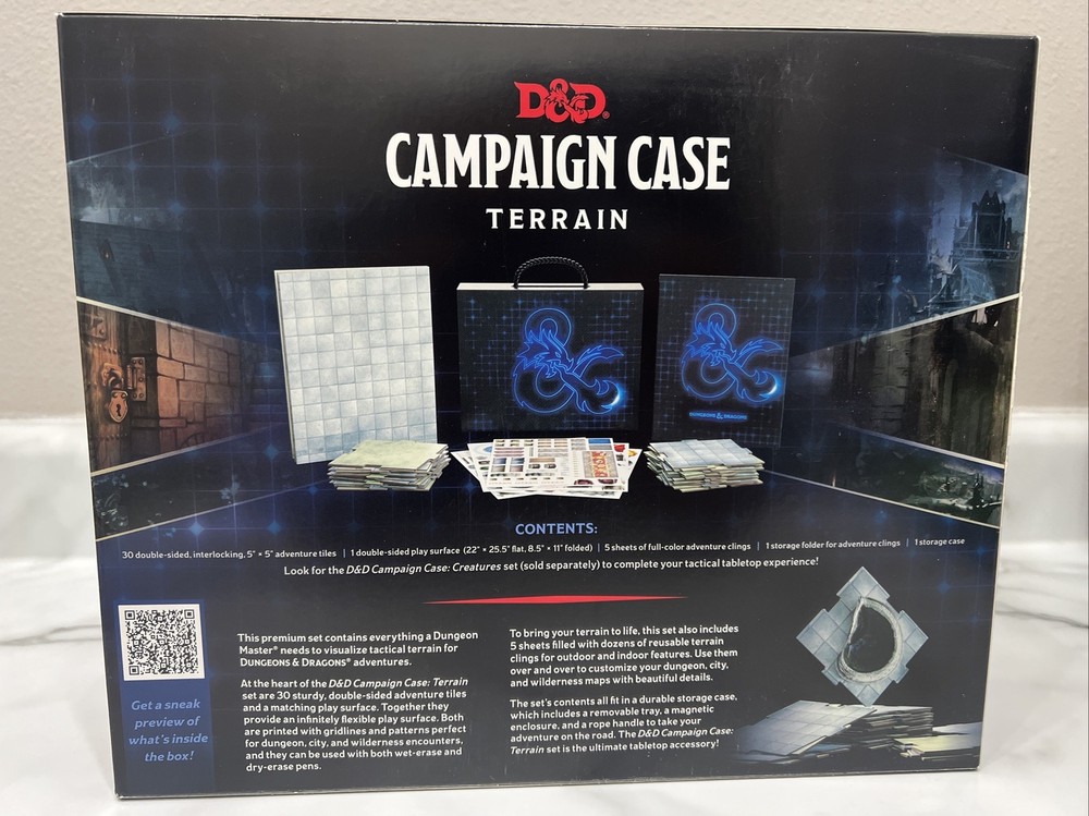 DND Dungeons & Dragons Campaign Case: Terrain NEW (D&D Accessory) Sealed