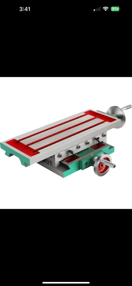 Compound Milling Machine Work Table 2 Axis Cross Slide Bench Drill Vise Fixture