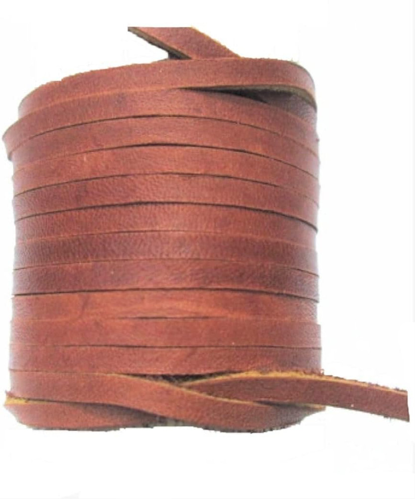 Dangerous Threads Lace Lacing Leather Topgrain Latigo Medium Saddle Brown 12 Fee