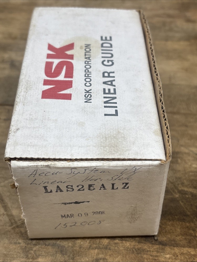 NEW NSK LAS25ALZ Linear Motion Slide / Guide
