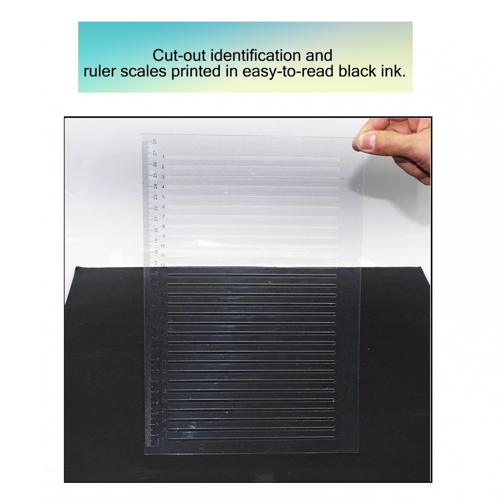 Clear Ruler Geometry, The Straight Ruler For Student Drawing