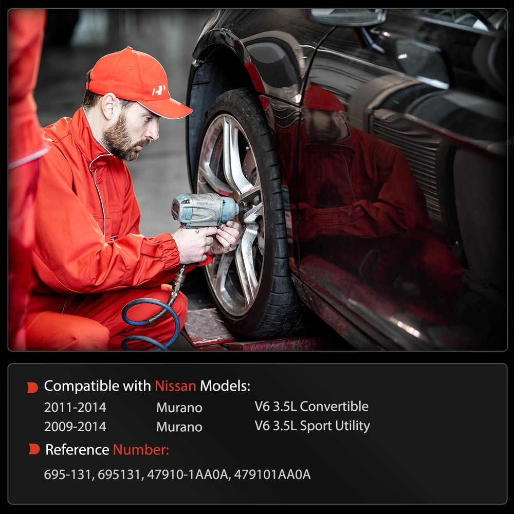 A-Premium Front Left or Right ABS Wheel Speed Sensor - Compatible with...