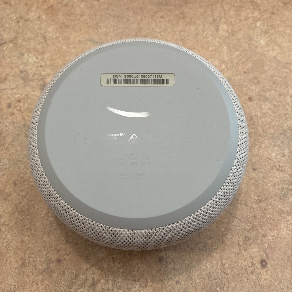 Amazon Echo Dot 3rd Generation Smart Speaker Sandstone D9N29T No Cord