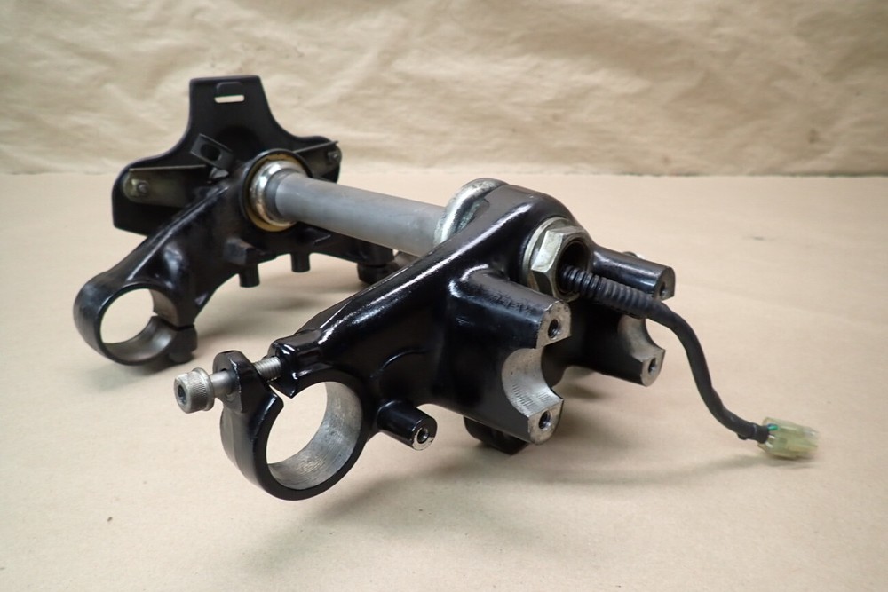 1995 HONDA PC800 TRIPLE TREE FORK CLAMPS STEERING STEM ASSEMBLY