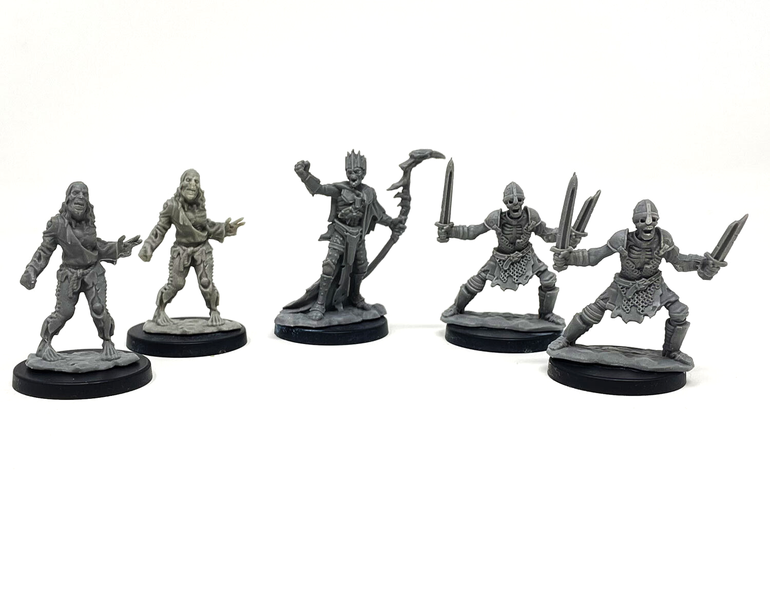 Lich & Undead Zombie Skeleton Lot Dungeons and Dragons Miniatures DnD Minis 28mm