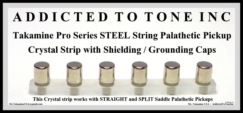 Takamine PRO SERIES Palathetic STEEL String Pickup Assembly / SPLIT Saddle / OEM