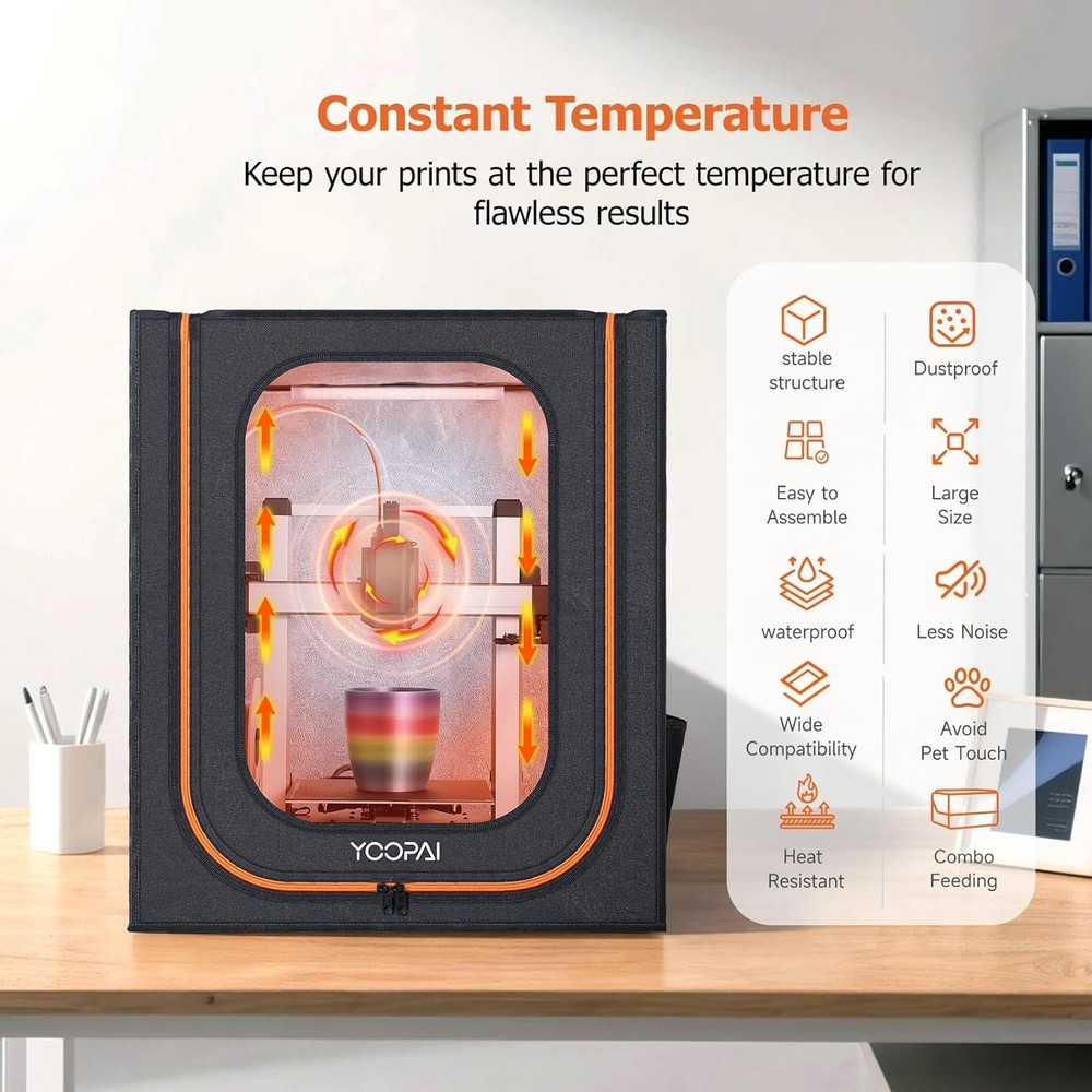 Anycubic Kobra 3D Printer Enclosure with LED Light