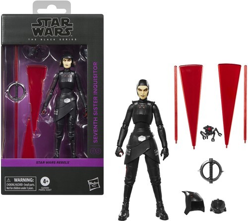 Star Wars Rebels - Black Series - Seventh Sister Inquisitor Action Figure [New T