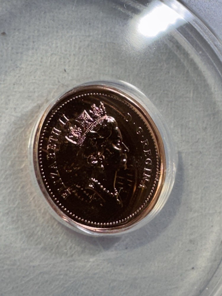 1994 Canada 1 Cent Proof Like Graded MS 68 RD by ANACS