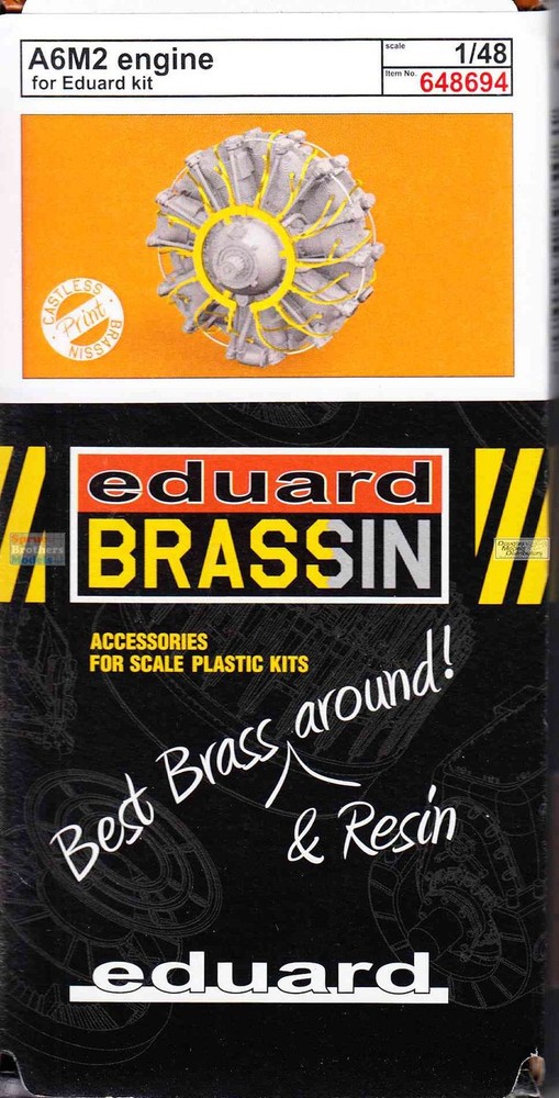 EDU648694 1:48 Eduard Brassin Print - A6M2 Zero Engine (EDU kit)