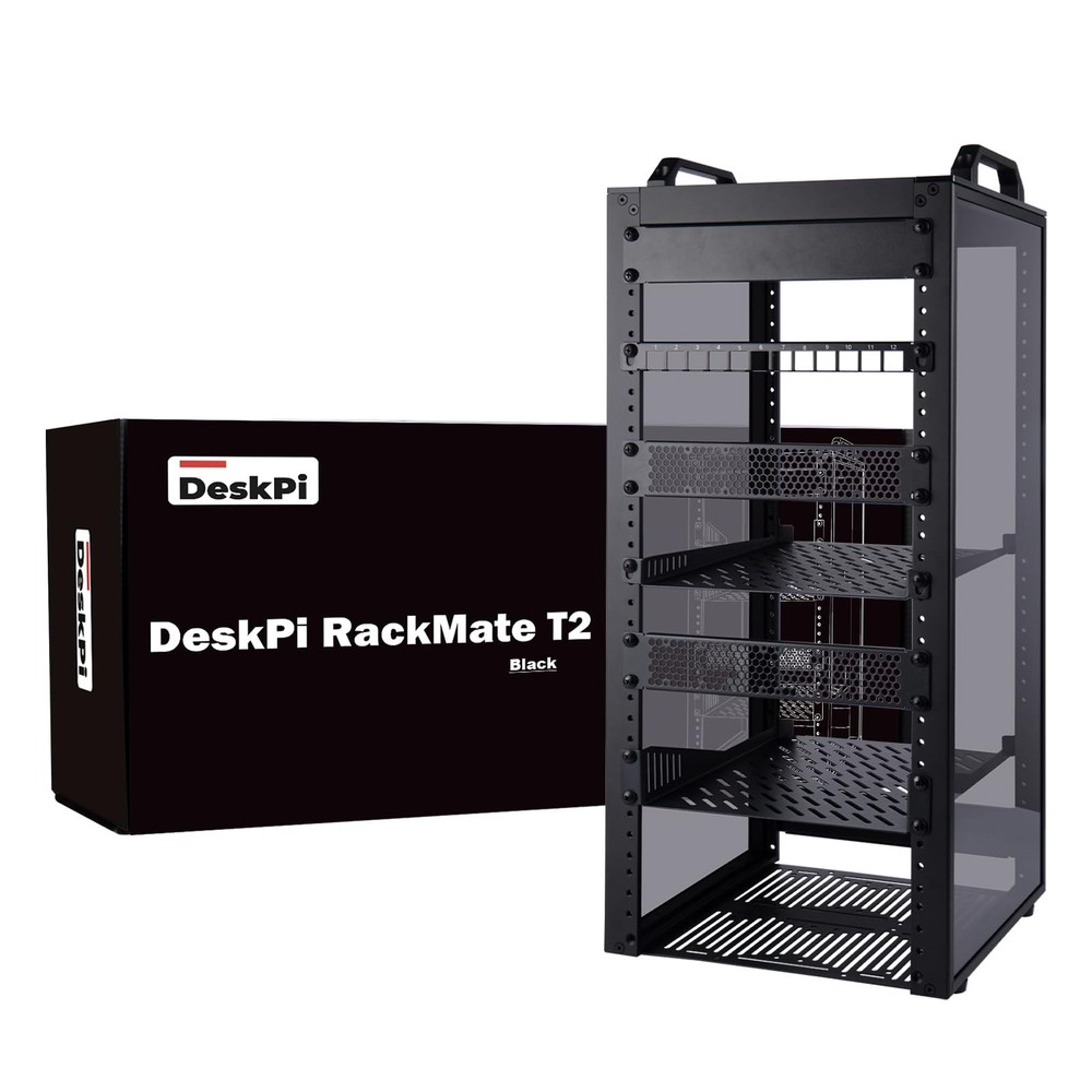 12U Server Cabinet, 10 inch Server Rack for Network, Servers, Audio, and Vide...