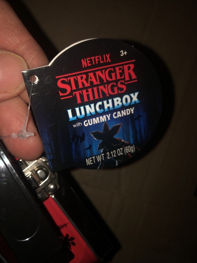 Stranger Things Mini Metal 5" Tin Lunchbox With Gummies Inside Netflix
