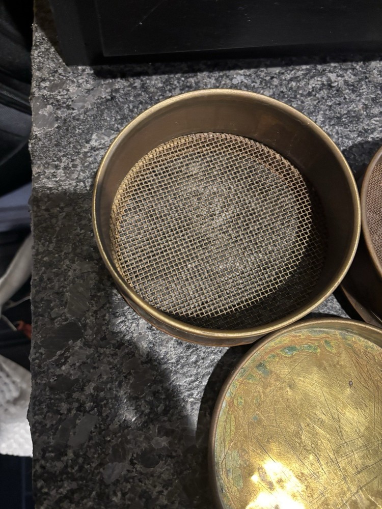 Antique 4 Part Copper Sifter