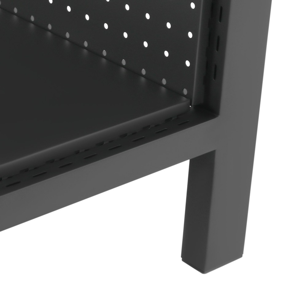 Peg Board Display Stand 6 Panels Retail Display Rack Display Stand with 10 Hooks