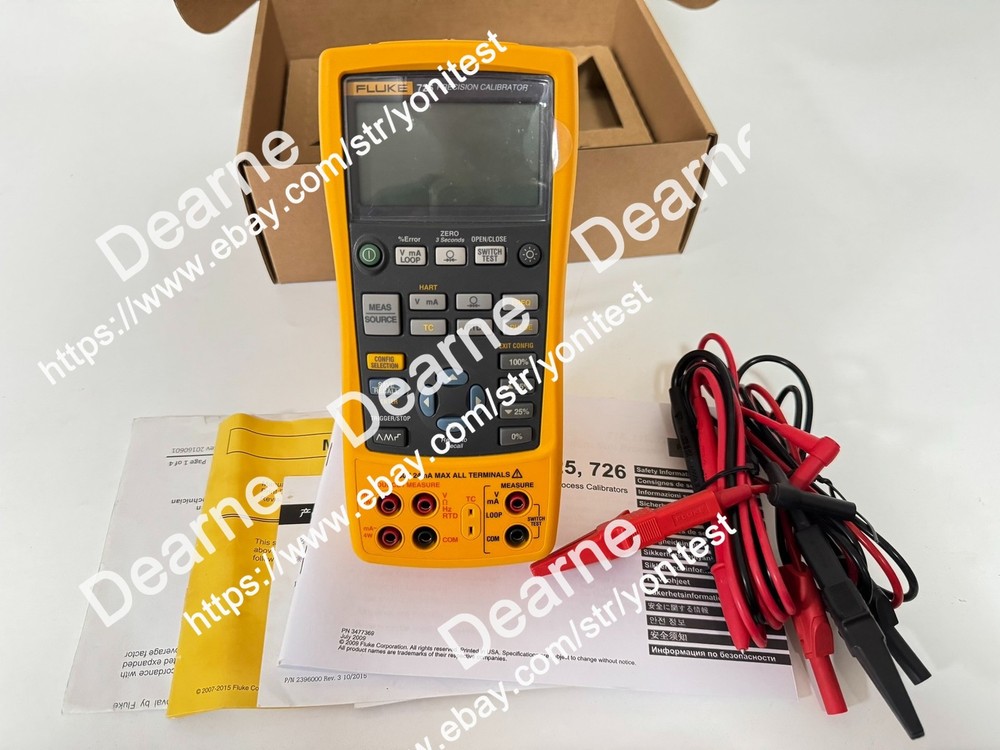 Fluke 726 Precision Multifunction Process Calibrator/ Good function #$