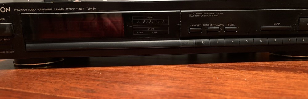 Denon TU 460 Precision Audio Component Am Fm Stereo Tuner