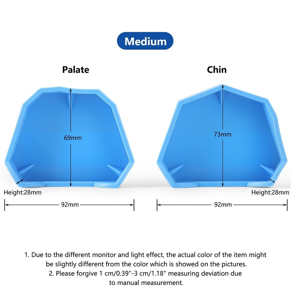 Dental Lab Silicon Rubber Plaster Model Base Denture Impression Tray Former Base