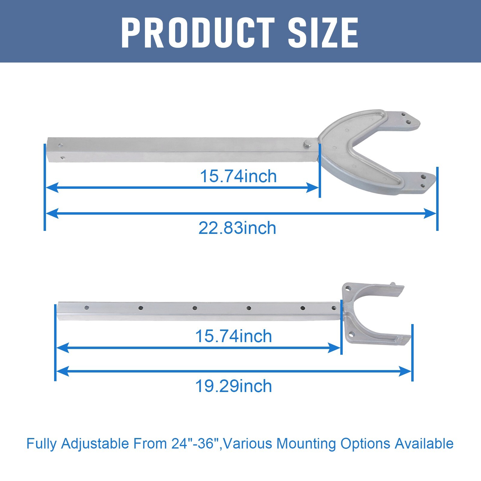 Attwood Adjustable Heavy-Duty Transom Saver - 24"-36" SP-4000-ADJ-RB