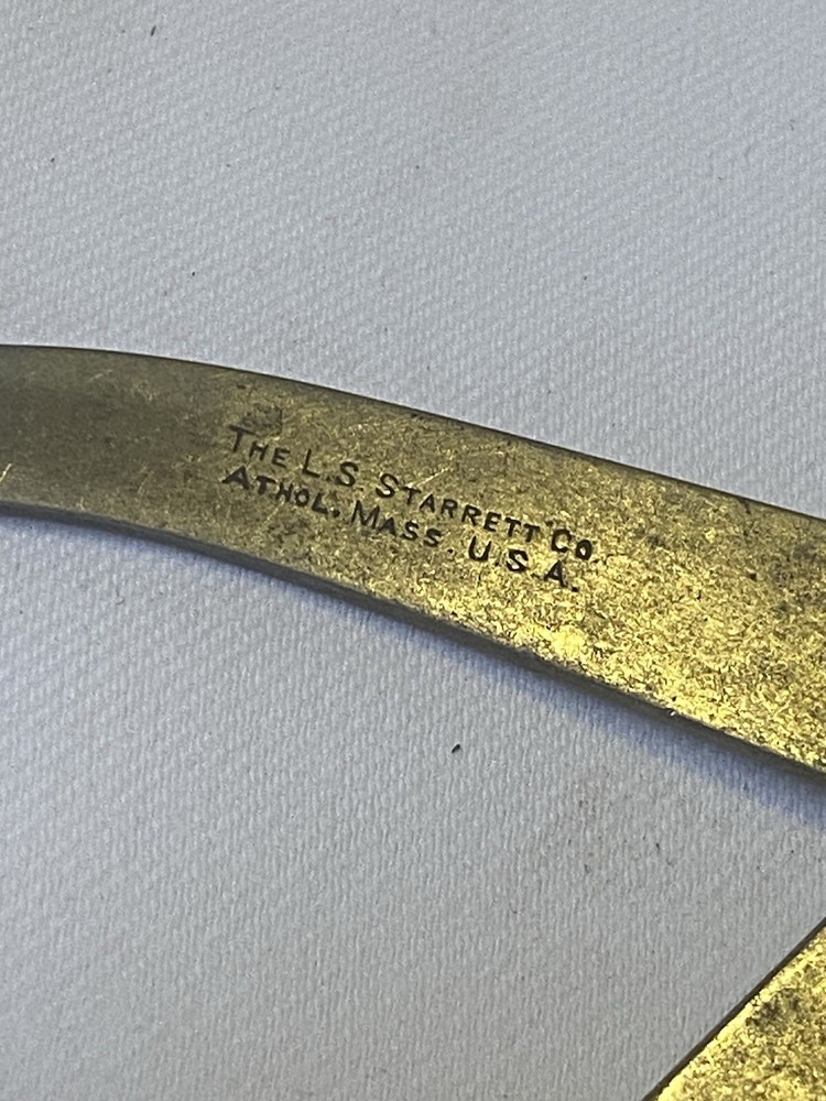 VINTAGE STARRETT FIXED JOINT CALIPER