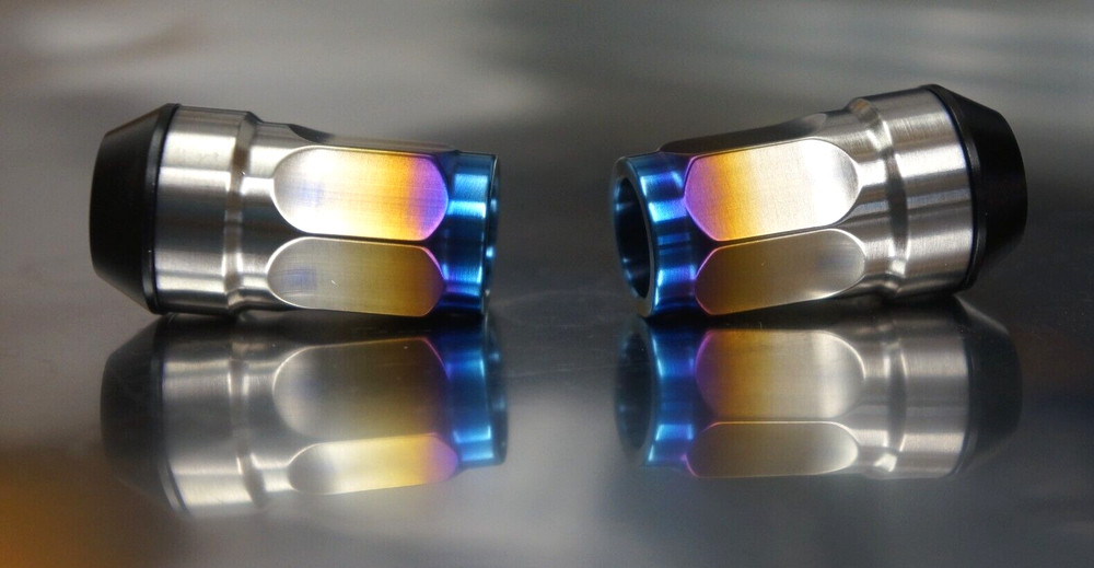 20x set Locking 7 spline Floating Titanium Lug Wheel Nut 12x1.5 Open