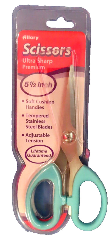 Allary Ultra Sharp Premium Scissors 5 1/2"  Soft Cushion Handles # 289   NEW