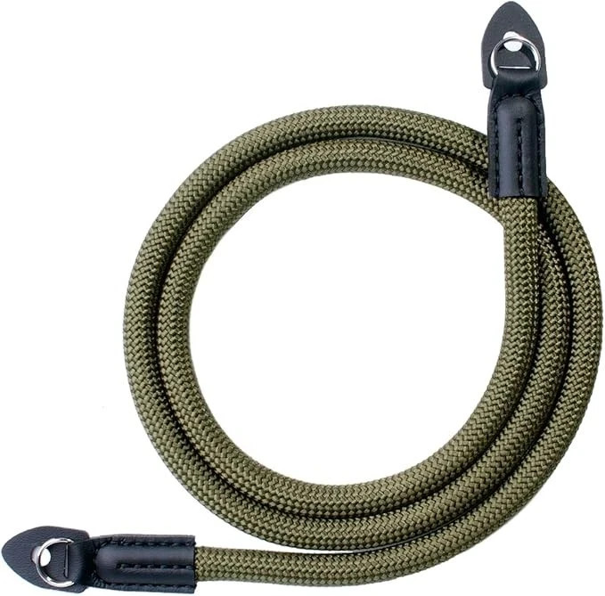 Camera Strap,Climbing Rope Camera Strap for Round Hole Interface DSLR SLR Green