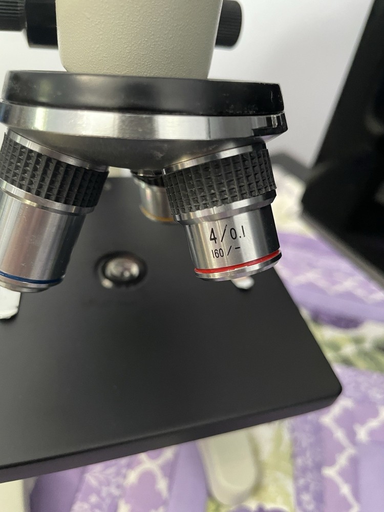 Konus College #5302 Microscope w/ Slides, Accessories & Case Bundle