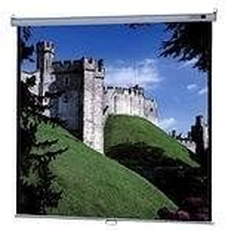 60X60 Model B with Csr Hcmw Manual Wall or Ceiling Mtd Screen