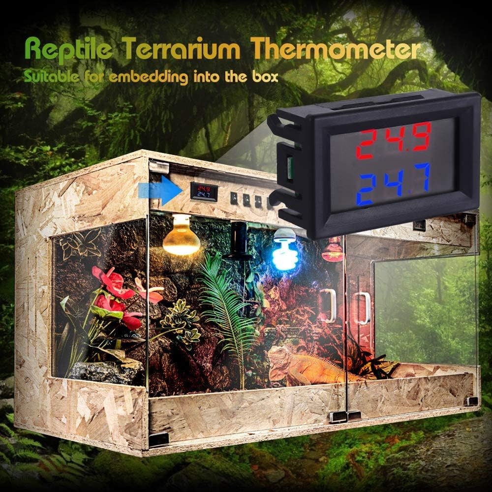 Digital Thermometer Car Auto Temp Gauge Sensor DC 4-28V Universal Engine